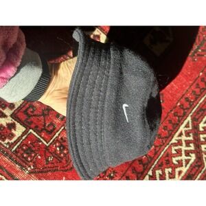 Vintage 90s NIKE Wool Bucket Hat Navy Blue Size Y2K Streetwear Archive